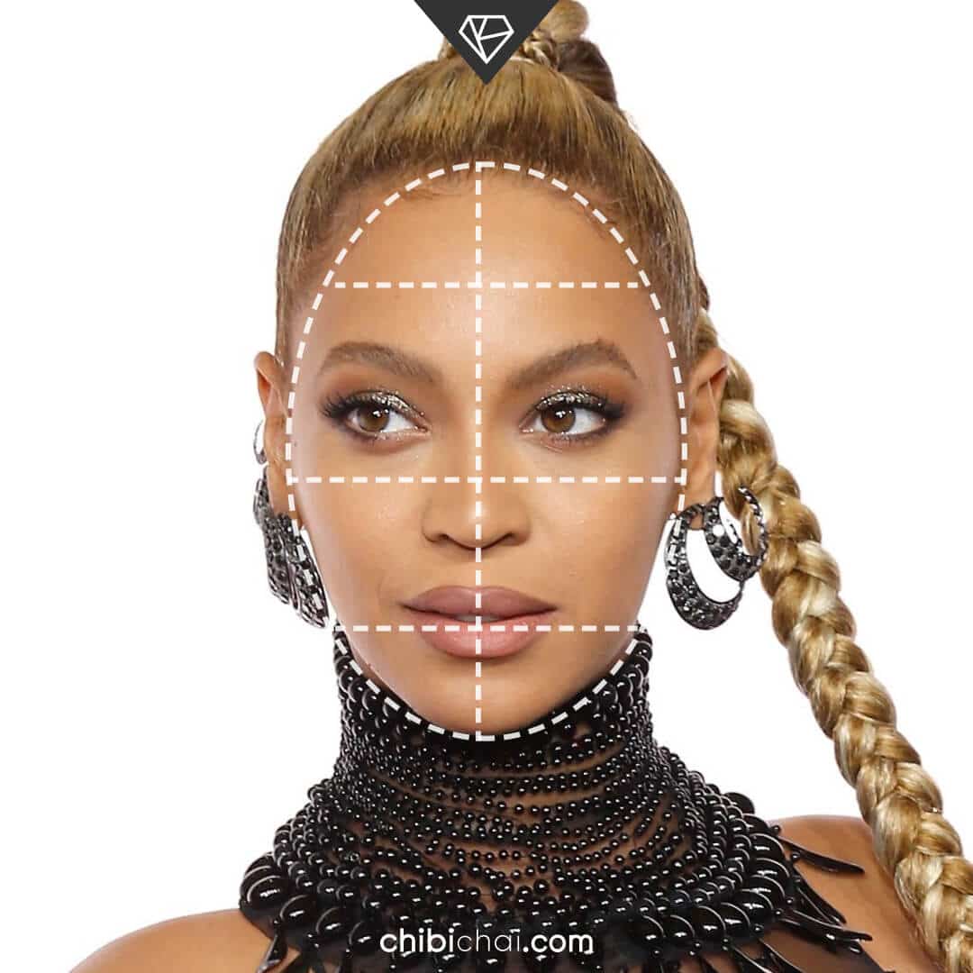 rostro ovalado cara ovalada Beyonce 2