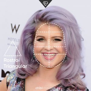 rostro triangular rostro de pera cara de pera Kelly Osbourne